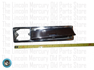 Interior Armrest Bezel Top Brushed Chrome RH- OEM